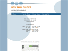 Tablet Screenshot of newthaiginger.com